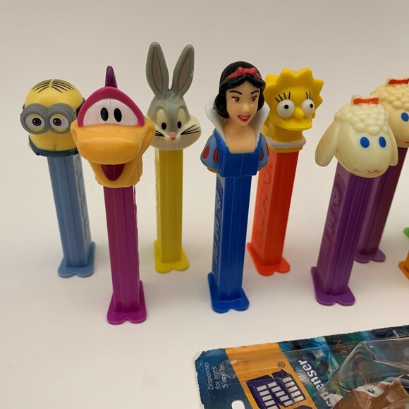 Pez Candy Dispensers Batman Disney Simpsons Smurf Mickey Minions Lot of 15 - Picture 2 of 9